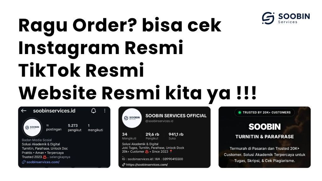 Media Sosial & Website Resmi Soobin